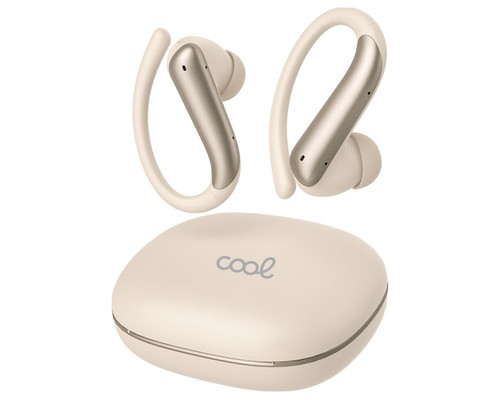 Auriculares Stereo Bluetooth Earbuds COOL Gym ANC Beige Auriculares Stereo Bluetooth Earbuds COOL Gym ANC Beige