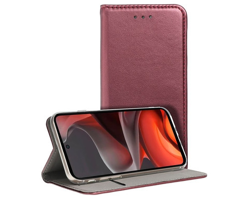 Funda COOL Flip Cover para Motorola Moto G05 / G15 Liso Burgundy