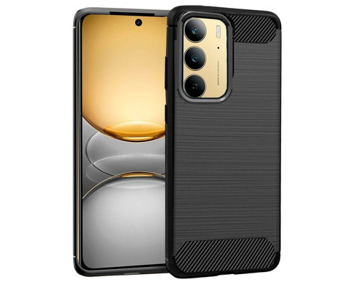 Carcasa COOL para Realme C75 / 14X 5G Carb&oacute;n Negro