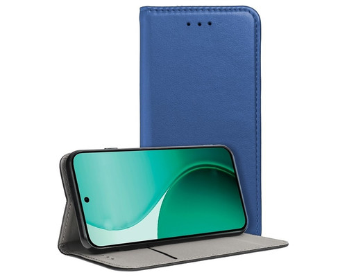 Funda COOL Flip Cover para Oppo Reno 14 5G / 14 F 5G / 14 FS 5G Liso Azul