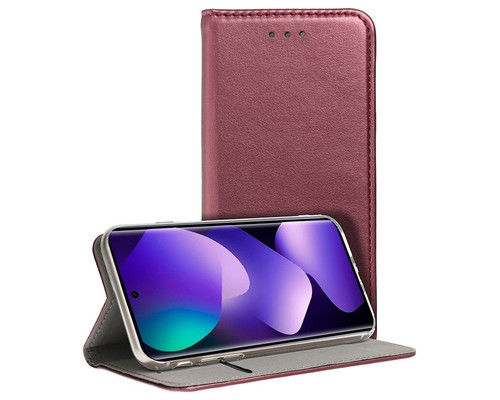 Funda COOL Flip Cover para Xiaomi Redmi Note 15 5G / Poco M8 5G Liso Burgundy