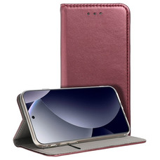 Funda COOL Flip Cover para Xiaomi Redmi Note 15 Pro Plus 5G / Poco M8 Pro 5G Liso Burgundy