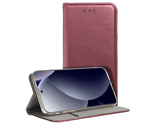 Funda COOL Flip Cover para Xiaomi Redmi Note 15 Pro Plus 5G / Poco M8 Pro 5G Liso Burgundy