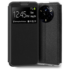 Funda COOL Flip Cover para Realme 14 Pro 5G Liso Negro Funda COOL Flip Cover para Realme 14 Pro 5G Liso Negro