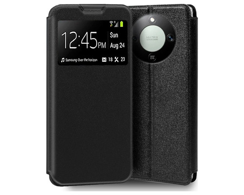 Funda COOL Flip Cover para Honor Magic 8 Lite / Honor X9D Liso Negro Funda COOL Flip Cover para Honor Magic 8 Lite / Honor X9D Liso Negro