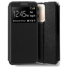 Funda COOL Flip Cover para Oppo A6 / A6 5G Liso Negro Funda COOL Flip Cover para Oppo A6 / A6 5G Liso Negro
