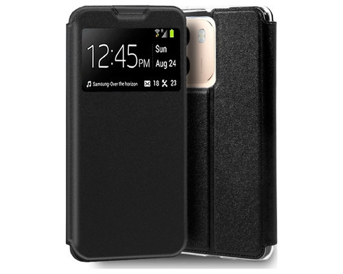 Funda COOL Flip Cover para Oppo A6 / A6 5G Liso Negro