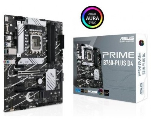 PLACA BASE ASUS PRIME B760-PLUS D4 4XDDR4 SOCKET 1700 GEN 14, 13, 12