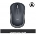 RATON LOGITECH M185 WIRELESS BLACK/GREY