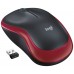 RATON LOGITECH M185 WIRELESS BLACK/RED