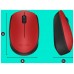 RATON LOGITECH WIRELESS MOUSE M171 RED/BLACK