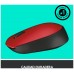 RATON LOGITECH WIRELESS MOUSE M171 RED/BLACK