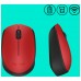 RATON LOGITECH WIRELESS MOUSE M171 RED/BLACK