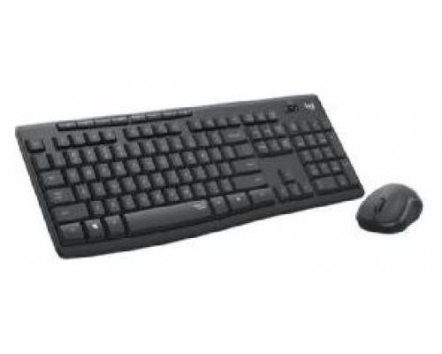 TECLADO Y RATON LOGITECH MK295 SILENT WIRELESS COMBO BLACK ESPAÑOL