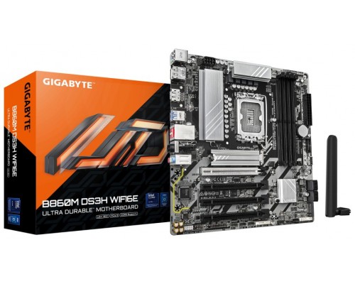 PLACA BASE GIGABYTE B860M DS3H WIFI6E