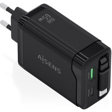 CARGADOR AISENS ASCH-65W3P071-BK CARGADOR AISENS ASCH-65W3P071-BK