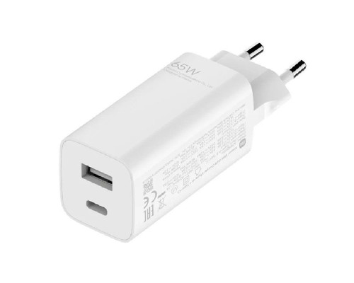 CARGADOR XIAOMI GAN TECH USBC-A 65W CARGADOR XIAOMI GAN TECH USBC-A 65W