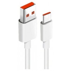 CABLE XIAOMI 6A USBA USBC WH