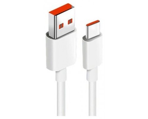 CABLE XIAOMI 6A USBA USBC WH
