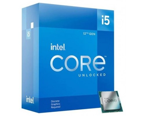 INTEL CORE I5-12600KF 4.9GHZ 20MB (SOCKET 1700) GEN12 NO GPU Desprecintado