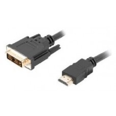 CABLE HDMI LANBERG MACHO/DVI-D 18+1 MACHO SINGLE LINK 3M NEGRO·