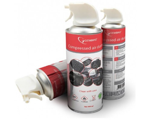 SPRAY DE AIRE COMPRIMIDO LIMPIEZA POLVO GEMBIRD 400 ML