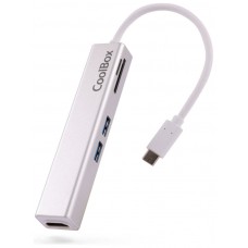 MINI DOCK COOLBOX LITE USB-C - HDMI+USB+SD+MICRO SD