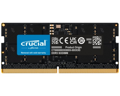 MODULO SODIMM DDR5 16GB 5600MHZ MICRON CRUCIAL