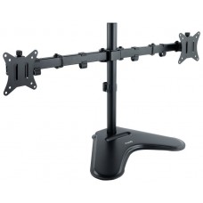 SOPORTE MESA 2 x MONITOR/TV 17"-32" INCL/GIRA TOOQ NEGRO