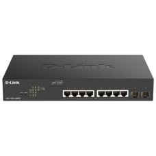 SWITCH SEMIGESTIONABLE D-LINK DGS-1100-10MPV2/E 8P GIGA POE (130W) + 2P GIGA COMBO RACK