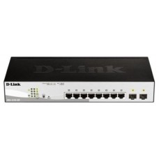 SWITCH SEMIGESTIONABLE D-LINK DGS-1210-10P/E 10P GIGA CON 8P POE (65W) + 2P GIGA COMBO RAC