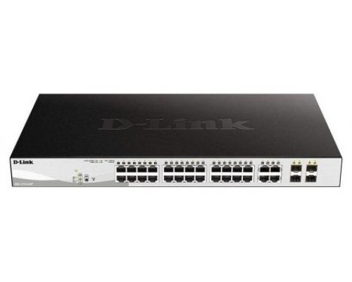 SWITCH 24 PUERTOS D-LINK 24P GIGABIT POE+ 4 COMBO 1000 SFP 193W