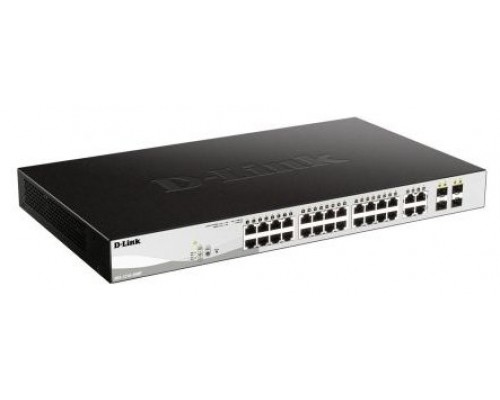 SWITCH 28-PORT POE+ D-LINK TRADE SMART+ 4SFP GESTIONABLE