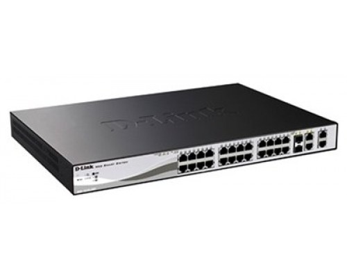 SWITCH D-LINK 24PORT POE +4SFP SMART+ GESTIONABLE