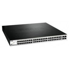 SWITCH SEMIGESTIONABLE D-LINK LAYER 2 52 PORT (48P GIGA POE (370W) + 4P GIGA COMBO RACK)