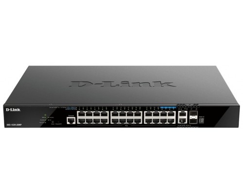 SWITCH D-LINK GESTIONABLE L3 20P GIGA POE + 4P 2.5G POE+ 2P 10G + 2P 10GSFP