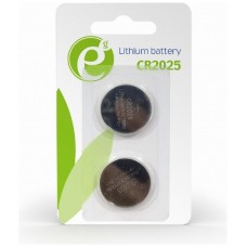 PILA GEMBIRD BOTON CR2025 3V LITHIUM 2 UNIDADES