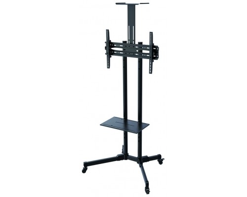 SOPORTE SUELO CON RUEDAS MONITOR/TV 37"-70" TOOQ NEGRO