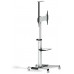 SOPORTE SUELO CON RUEDAS MONITOR/TV 37"-70" TOOQ SILVER