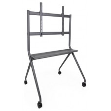 SOPORTE DE SUELO CON RUEDAS PARA PANTALLAS 50""-86"" GRIS TOOQ