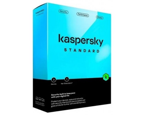 KASPERSKY ANTIVIRUSI STANDARD 3L 1Y