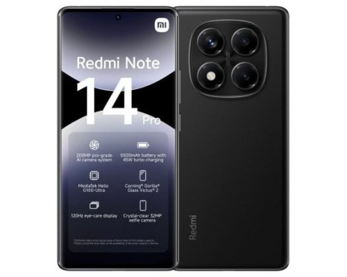 SMARTPHONE XIAOMI NOTE14P 8-256 BK V2