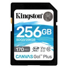 MEMORIA SD 256GB KINGSTON SDXC CANVAS GO PLUS 170R C10 ·