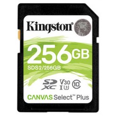 MEMORIA SD 256GB  KINGSTON CANVAS SELECT PLUS