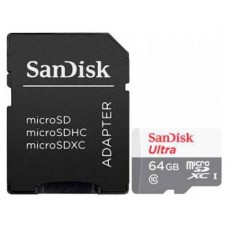 MEMORIA MICRO SDXC 64GB SANDISK ULTRA + SD ADAPTER