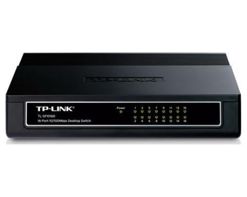 SWITCH 16 PUERTOS 10/100 TP-LINK SOBREMESA