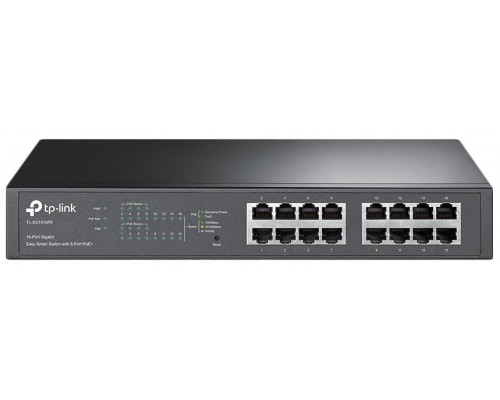 SWITCH 16-PORT GIGABIT (8 POE) EASYSMART TP-LINK