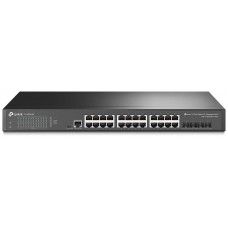 SWITCH GESTIONABLE TP-LINK JETSTREAM 24 PUERTOS Gigabit L2 + 4 SFP 10GE