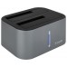 DOCK STATION DOBLE SATA 2.5/3.5 A TOOQ USB 3.0/3.1 GRIS