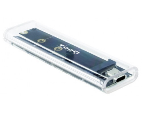 CAJA EXTERNA M.2 NGFF/NVMe USB3.1 GEN2 USB-C RGB TRAN TOOQ